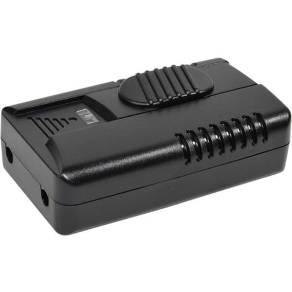 Fodkontakt med skyder 150W 230V Sort LED-kompatibel [Energiklasse A]