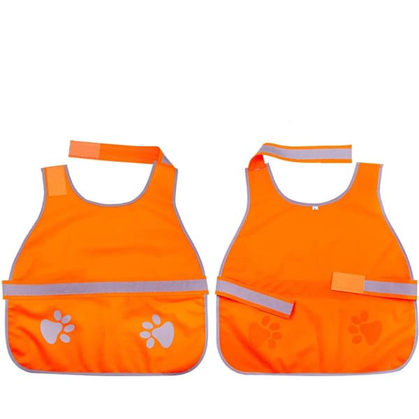 Orange, M Jagthundevest, Reflekterende Sikkerhedsvest til Små
