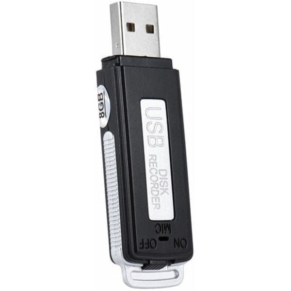 Bärbar 8GB USB Disk Audio-Röstinspelare