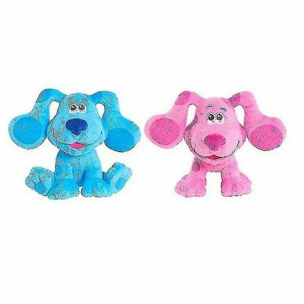 2 stk plysj hundedukke A