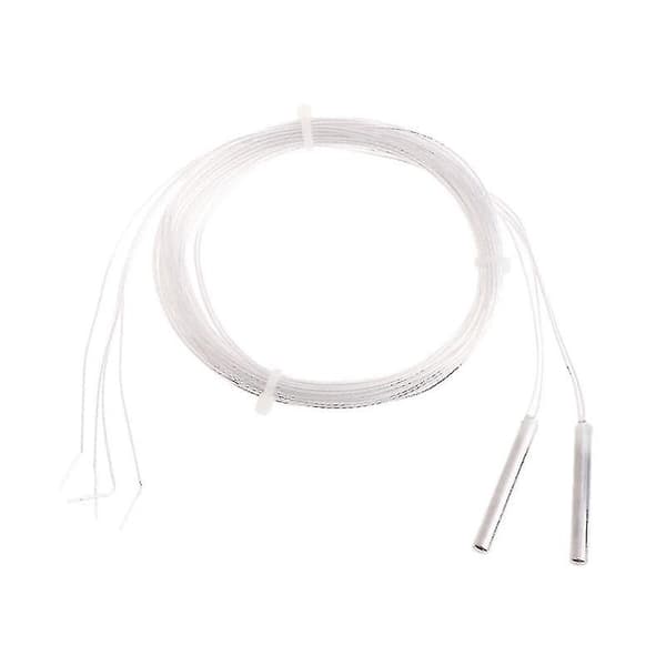 2 stk. 2m Pt1000 Sonde 4mm*30mm Rtd Platinmodstandssensor 2 Ledninger Termoelement