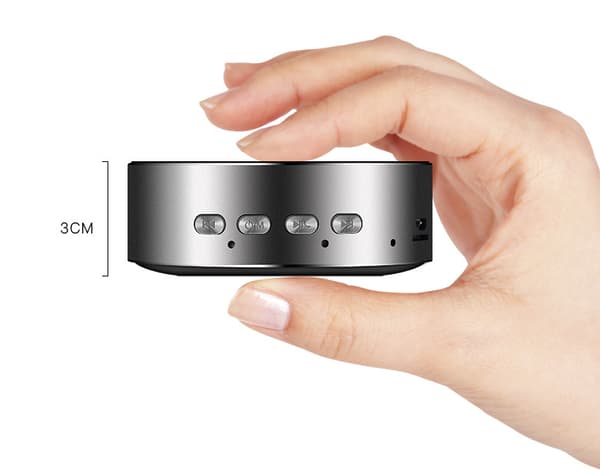 Trådløs bluetooth-højttaler, minihøjttaler til bil (guld)