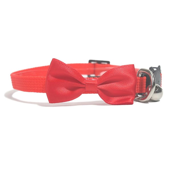 Holiday Dog And Cat Collars With A Bow, Heart-shaped Dog Collars For Valentine&#39;s Day,