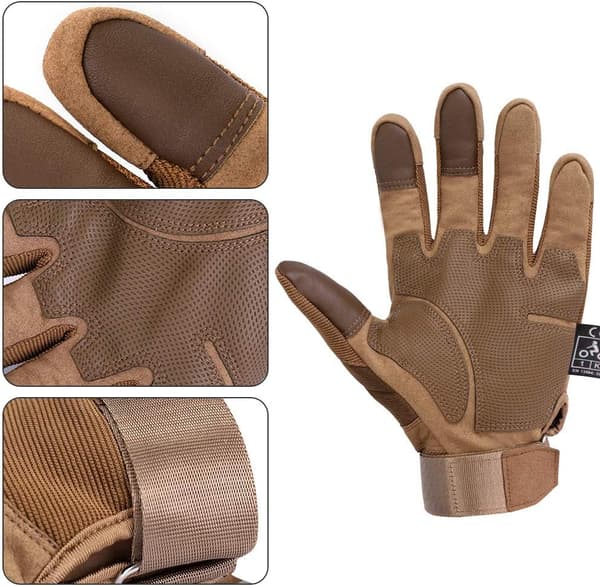 Motorcykelhandsker Fuldfinger Touchscreen Motorcykelhandsker CE