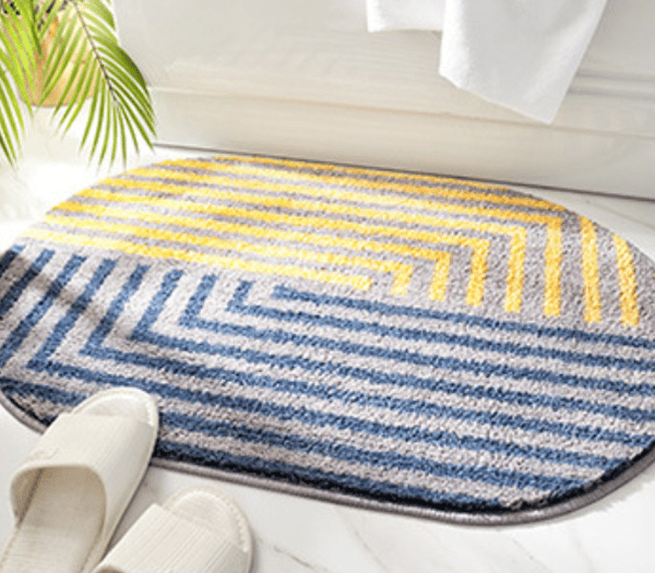 45*65cm Rymdstad Oval Badrumsmatta Absorberande