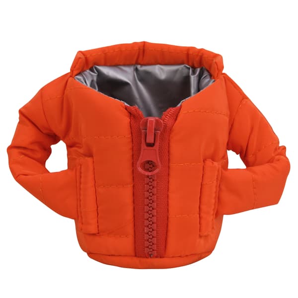 Puffy Beverage Vest, Isoleret Drikkedunk Køler, Orange