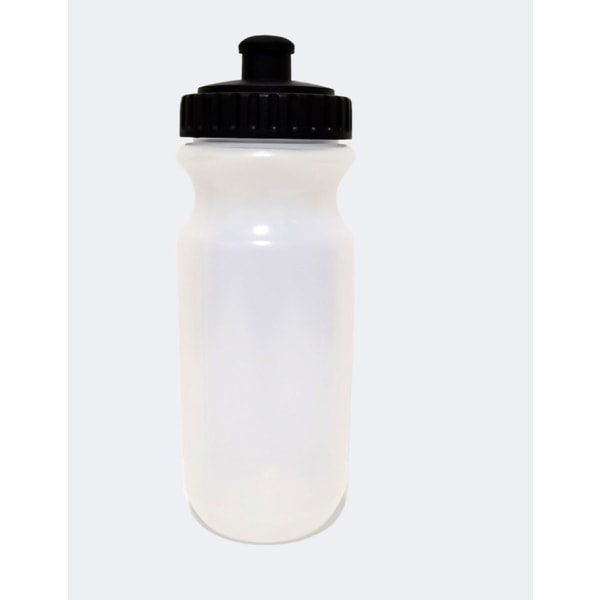 Gave reklame praktisk vandflaske udendørs sport bærbar kop kreativ plastik vandflaske 600ml (hvid)