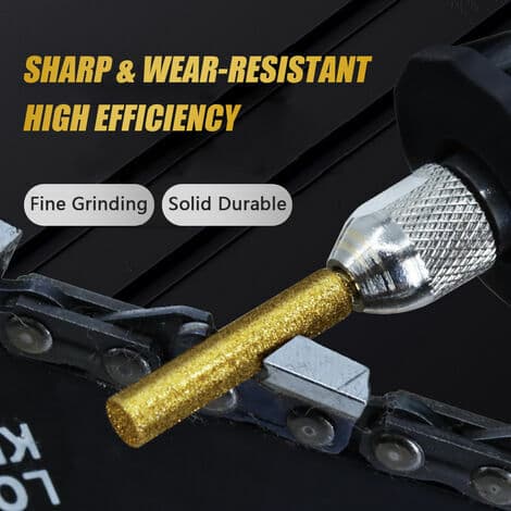 12 st Kedjeslipar Titanium Diamant Slipstenar, 4,0 mm - 4,0 mm
