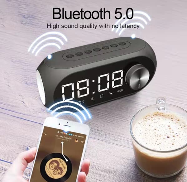 Trådløs bluetooth-højttaler, udendørs mini bluetooth-højttaler til mobiltelefoncomputer (den sorte),
