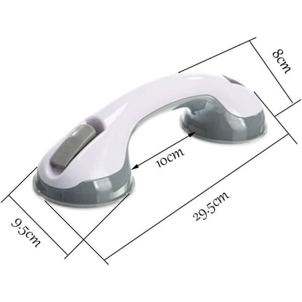 Sugekopgreb til badekar – ABS-materiale – Mål 29,5 x 9,5 x 8 cm – Optimal stabilitet til badeværelset