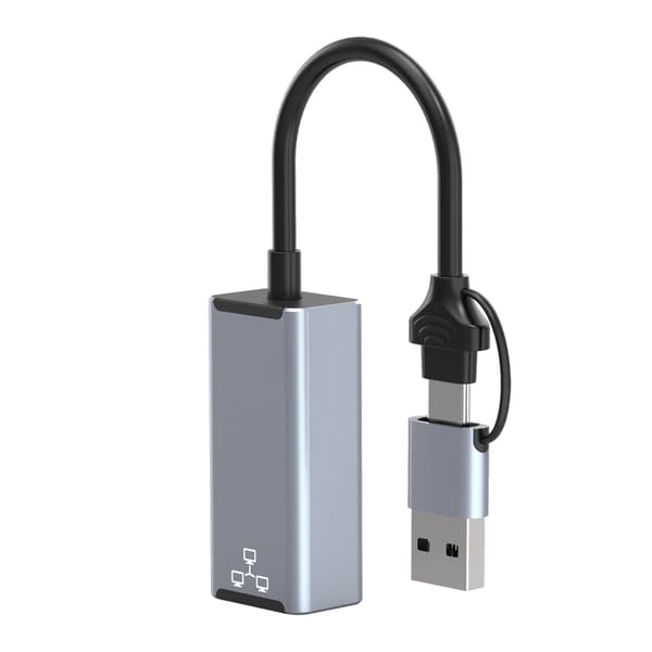 1 kpl USB C/USB3.0 -verkkoadapteri tyypin C verkkoadapteri Gigabit
