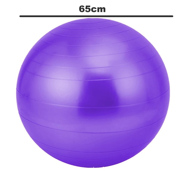 Jooga-pehmeä pallo kuntoiluun, pilatesharjoitteluun painolla Purple 65CM