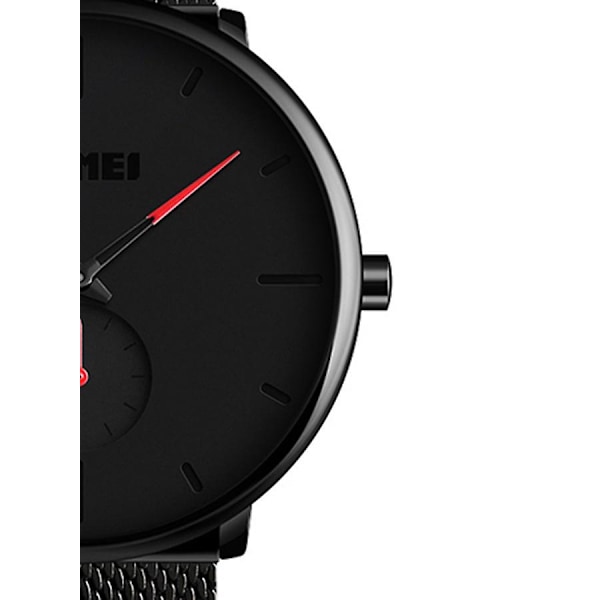 Herrarmbandsur i lyxig kvartsdesign från toppvarumärket Fashion Clock 9185, vattentätt