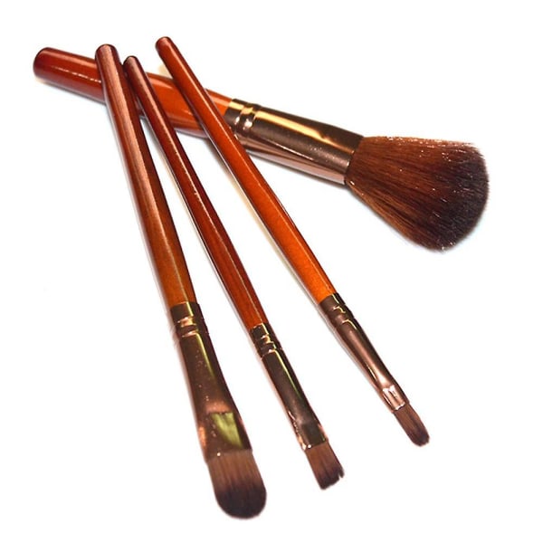 Makeup Brush Set - 4 Pensler til Begyndere