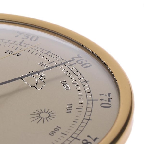 3-i-1 Väggmonterad Hushållsbarometer Termometer Hygrometer Väderstation Hängande Tryck Hpa Mätare Luftväderinstrument