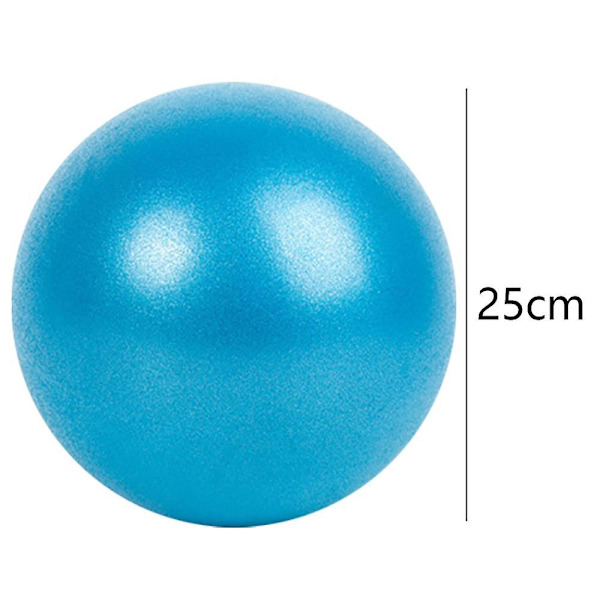 Träningsbollar för kvinnor, mini yogaboll, små stabilitetsbollar, fitnessutrustning för gym Blue