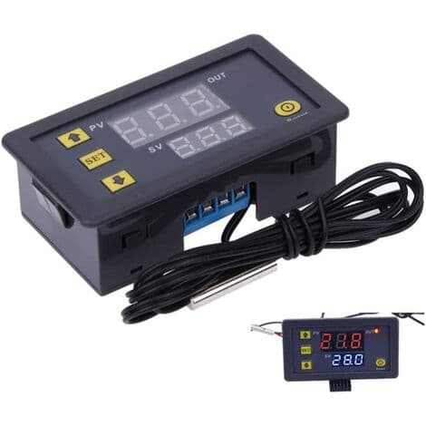 220V 20A W3230 LCD Digital Termostatstyrenhet Regulator Högtemperaturalarm
