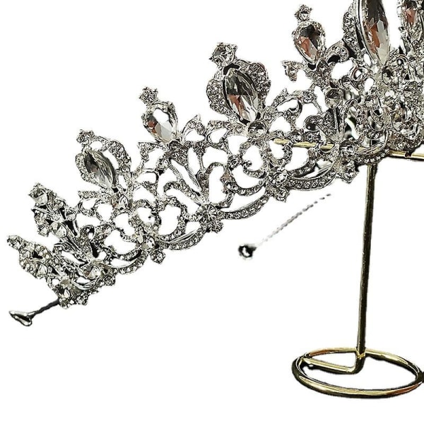 Jeweled Crowns Vackra Headpiece Bröllop Crown Bröllop Tiaras Håraccessoarer för bal födelsedag