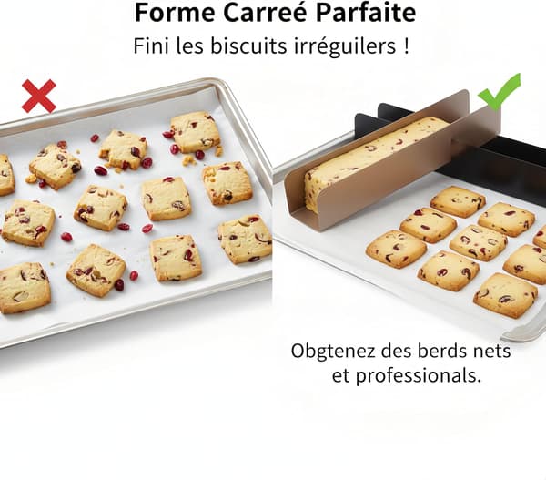 Set med 2 U-formade kakformar, rektangulära bakformar, non-stick kolstål, diskmaskins- och ugnssäkra, för påskkakor