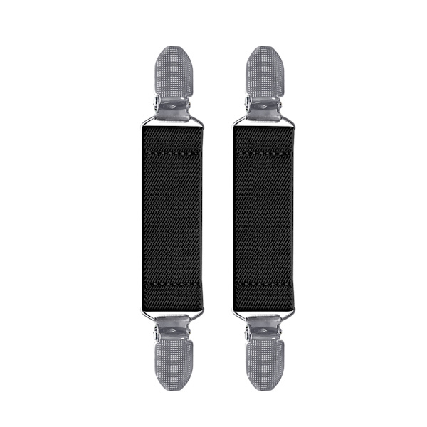 2-pack Vantarclips i Rostfritt Stål med Stark Elastisk Band