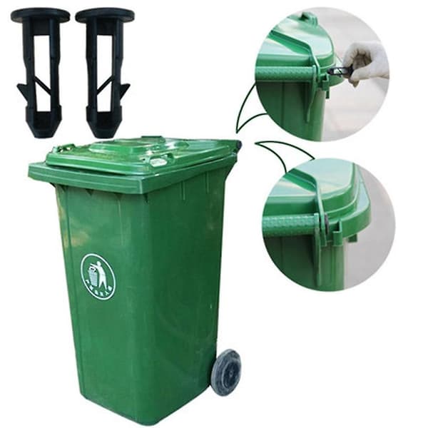 1/2 st Plastplugg Länk Fixering Soptunne Lock Gångjärnstapp 1 st