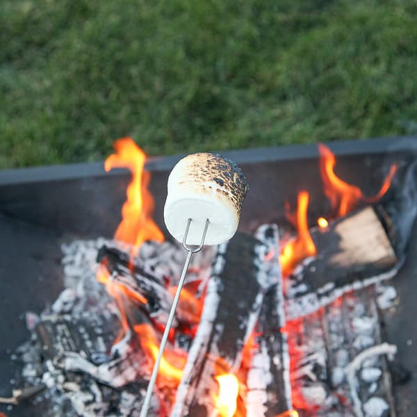 Skumfiduspinde 5-pak - Bålfad Smores Kebabs - Camping Hotdog Tilbehør