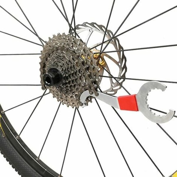Cykel Reparationsværktøjssæt, Kædeafbryder, Tre-i-én Kombinationsværktøj/Trækhest Værktøj/Kædeafbryder/Eger Nøgle/Universal Flyw