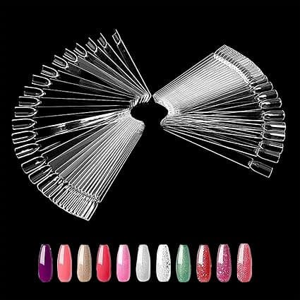 100 Nagelprover, Nageldisplay, Nagellacksmink