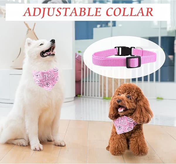 Rosa hundhalsduk krage, triangulär scarf tvättbar haklapp