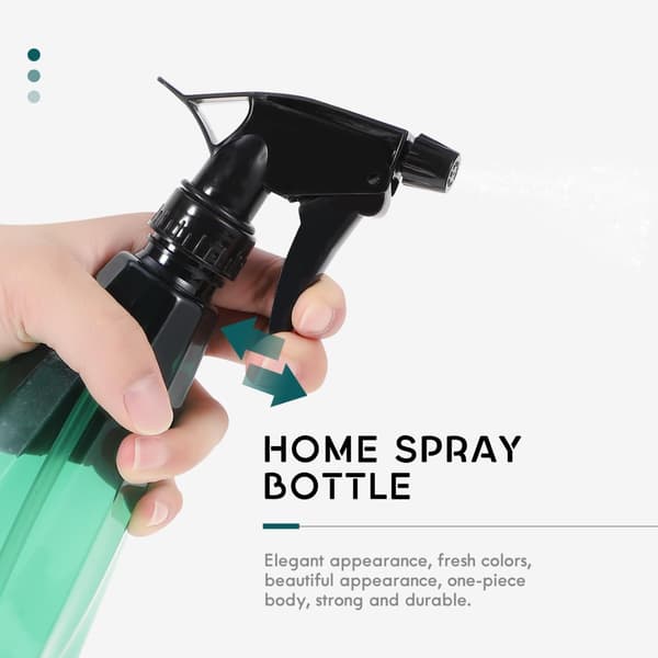 2-delade 600 ml vattensprayflaskor för växter, tomma vattensprayflaskor, trädgårdsspruta i plast