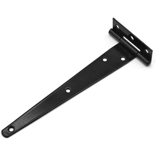 2pcs 10 inch black paint T-triangle hinge Split T-hinge bearing door hinge，For home furniture, doors and windows, etc.