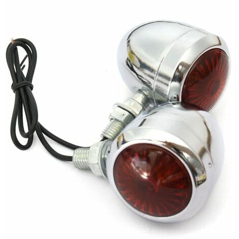 2 stk. Blinklys Indikator Blinklys Pære til Harley Davidson Cafe Racer