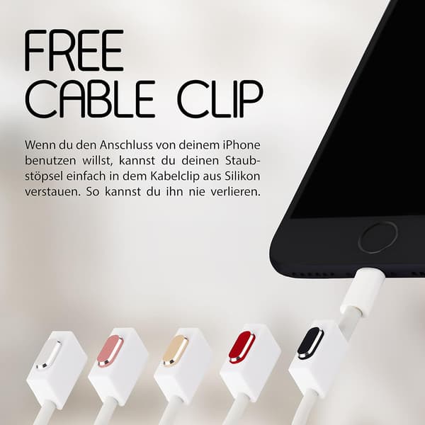 Støvplugg Kompatibel med iPhone