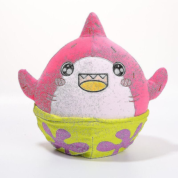 Lankybox Sea Plush Toy Thicc Shark Tree Bucket Foxy Boxy Plush Fat Shark-C
