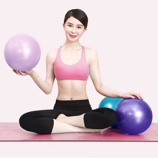 Mini Træningsbold til Stabilitet, Pilates, Yoga, Balance, Core Træning, Strækning Pink