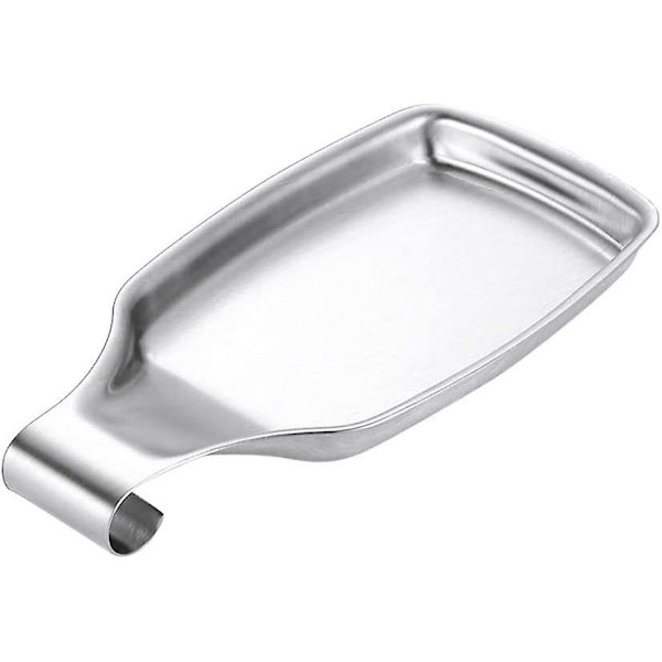 Rustfrit Stål Ske Rest Sølv Skeholder Køkkenredskab Rest Til Knive Gaffel 21*10.8 Cm