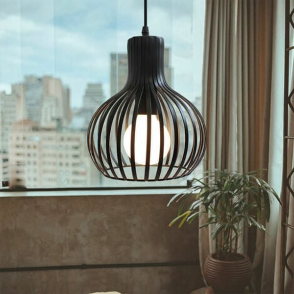Vintage industriell taklampa, ljuskrona i retrostil taklampor lampa kök vardagsrum matsal sovrum, Ø2