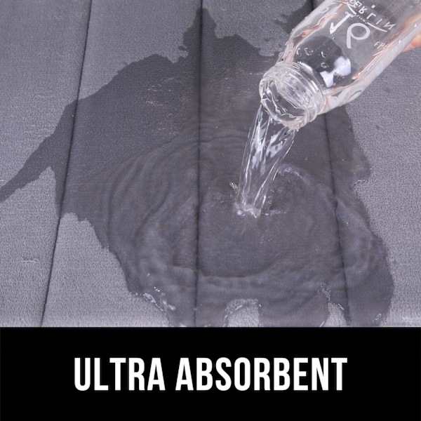 Bademåtte Antislip Absorberende Bademåtte Vaskbar Bademåtte - 40 x 60cm (Brun)