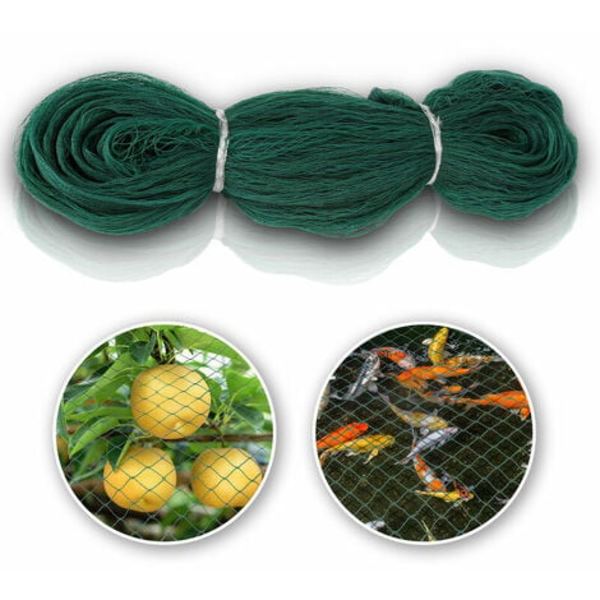 2x10M Damnet Damnet Grøn Have Net Anti-Fugle Netting Have Dam Dæk Net Mesh Net Beskyt - Grøn