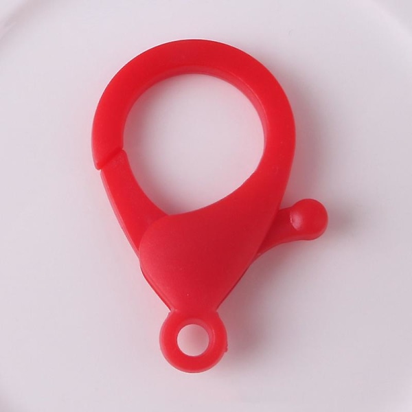 35 mm plast hummerlås Lättvikts färgglad nyckelring hängande klämma Hängande prydnad Snap Hook DIY P677 11