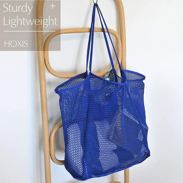 Mesh Strandväska Dam Axelväska A916-624 Blue