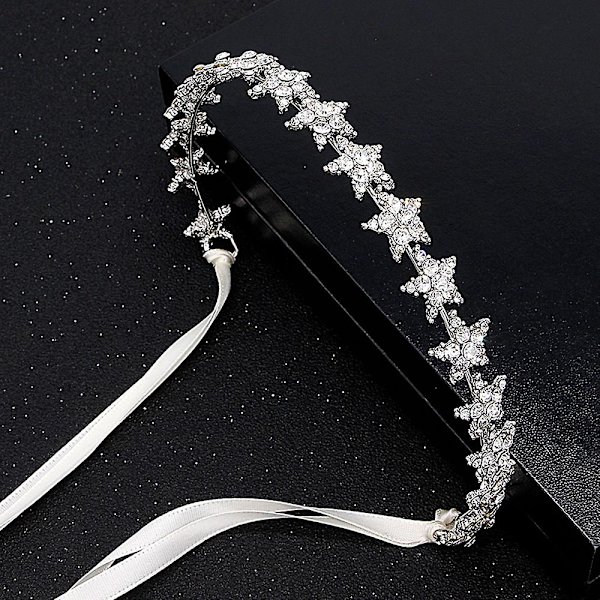 Strass-hiuskoristeet Helmi Koriste Hiuspannan Tassel Naisille
