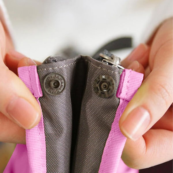 Monitoiminen suurikokoinen yksinkertainen säilytyskassi verkko-säilytyskassin kanssa pink