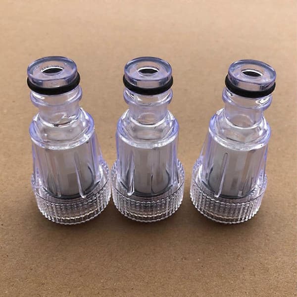 3/4\" Vandrør Transparent Samling Gevind Vandhane Hurtigkobling til Bilvask