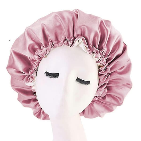 3-pack Satin Silk Bonnet Sovmössa Extra Stor Jumbo Dag Och Natt