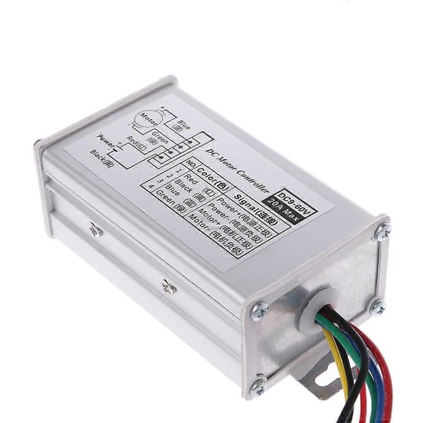 for DC 12V 24V 36V 48V SoftStart Reversibel Motor Hastighetskontroll PWM Kontroller P