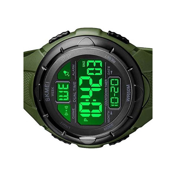 Miesten 1656 Dual Time -digitaalinen urheilukello