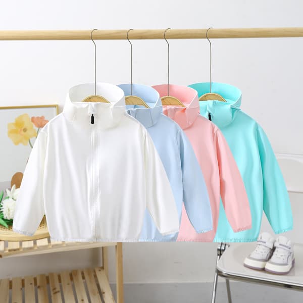 UPF50+ lastensuojapuvut White 140cm