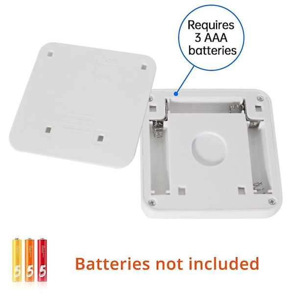 Smart LED-lampa med rörelsesensor, batteridriven, perfekt för sovrum, hall, toalett