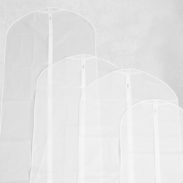 3 st klädstövsöverdrag, dammskyddsbag, förvaringsväska, dammskyddshängväska, dammskyddsklädöverdrag (mittzippade, helt förseglade, extra stora 60*140